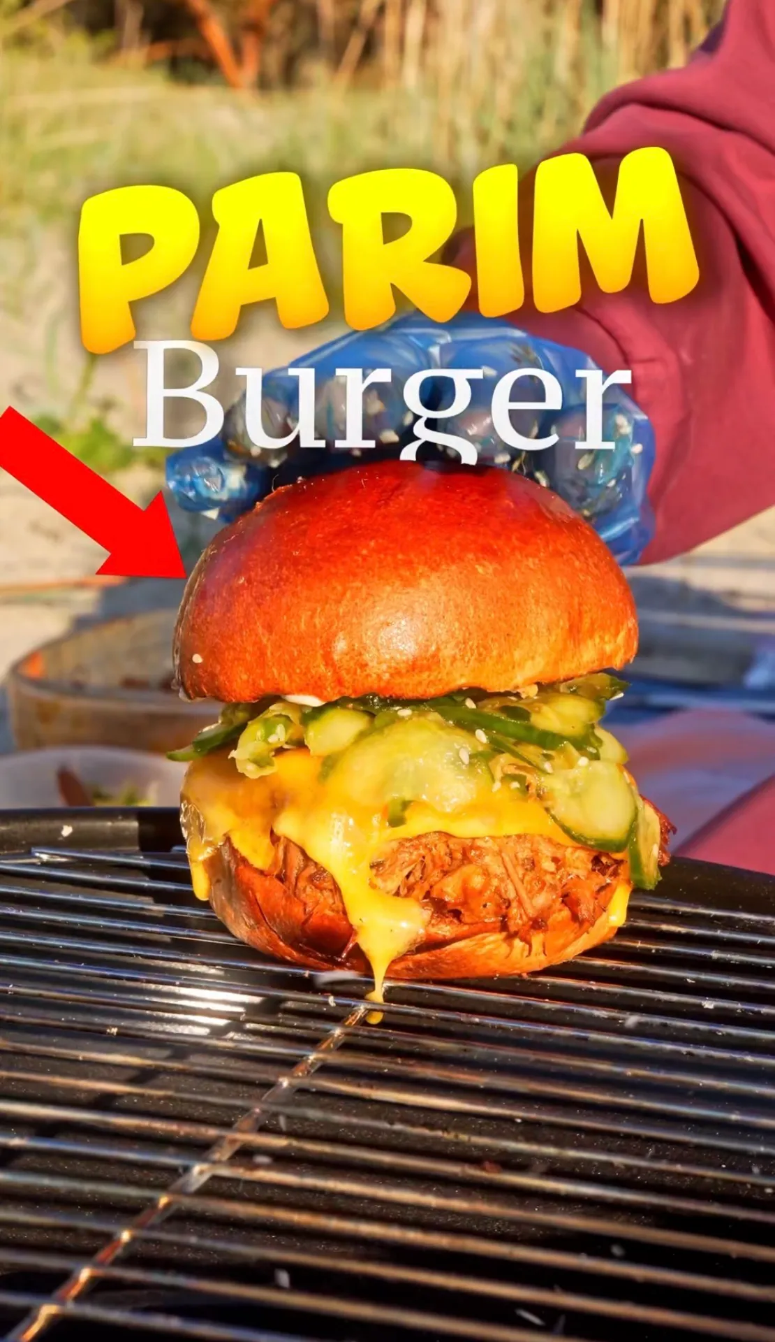 Kikkomani rebitud liha burger